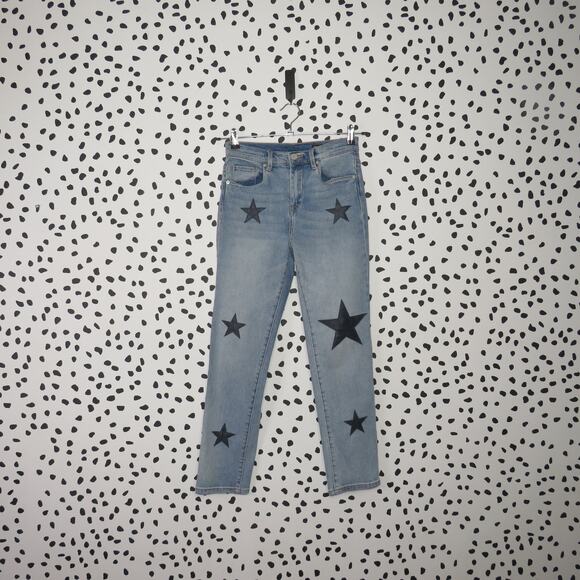 Black NYC Light Wash Denim Ever After The Madison High Rise Crop Jeans - Picture 4 of 13